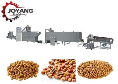 Máquina dos alimentos para animais de estimação da grande capacidade, linha de produção do alimento para cães garantia de 1 ano