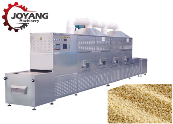 Máquina da esterilização de micro-ondas da semente de sésamo que cura o pó do sésamo de aço inoxidável