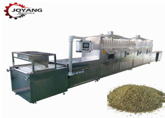A máquina da esterilização de micro-ondas da indústria secou o chá Herb Crushed Leaves