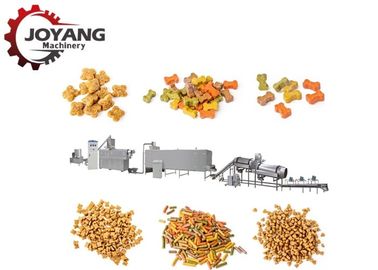 Alimento para cães seco personalizado de aço inoxidável que faz a linha de produção da máquina 140-160 quilogramas/H