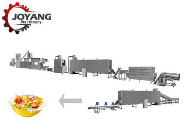 Máquina da extrusora do cereal dos flocos de milho, linha de produção dos cereais do café da manhã
