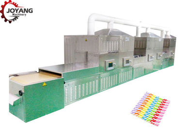 Secagem da micro-ondas do CE e máquina da esterilização para a palha bebendo de papel grande do alimento Degradable