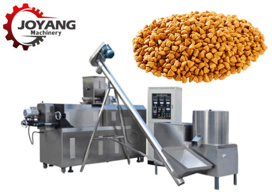 Linha de produção soprada seca máquina dos alimentos para animais de estimação de Cat Food Fish Feed Making do cão